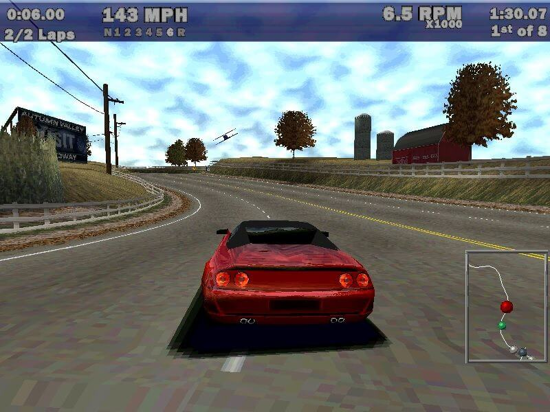 It might look sparse to today's eye, but back in the day I thought graphics would never look more realistic than this!