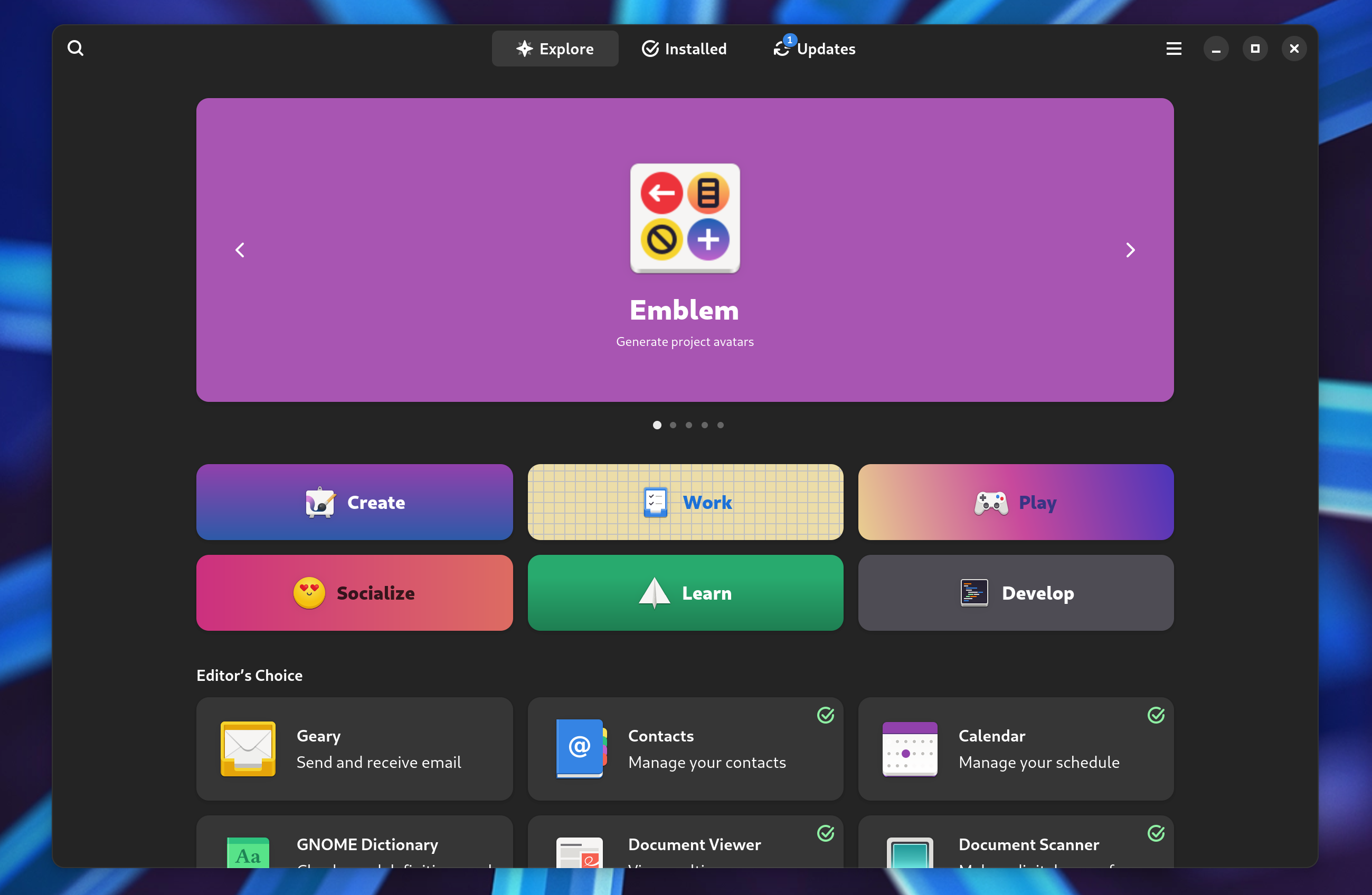 A screenshot of GNOME Software running on Fedora 41