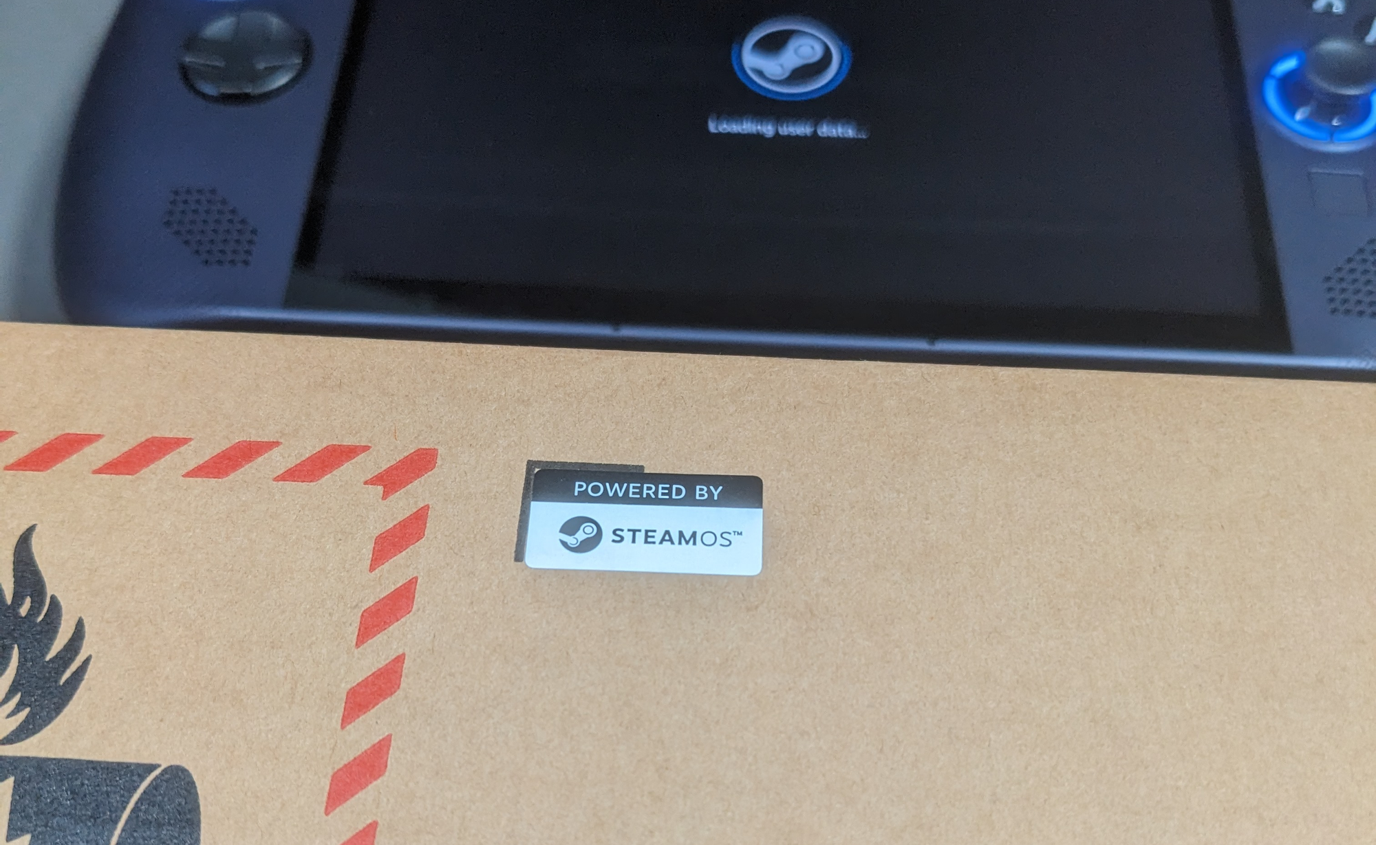 Legion Go S "Powered By SteamOS" sticker