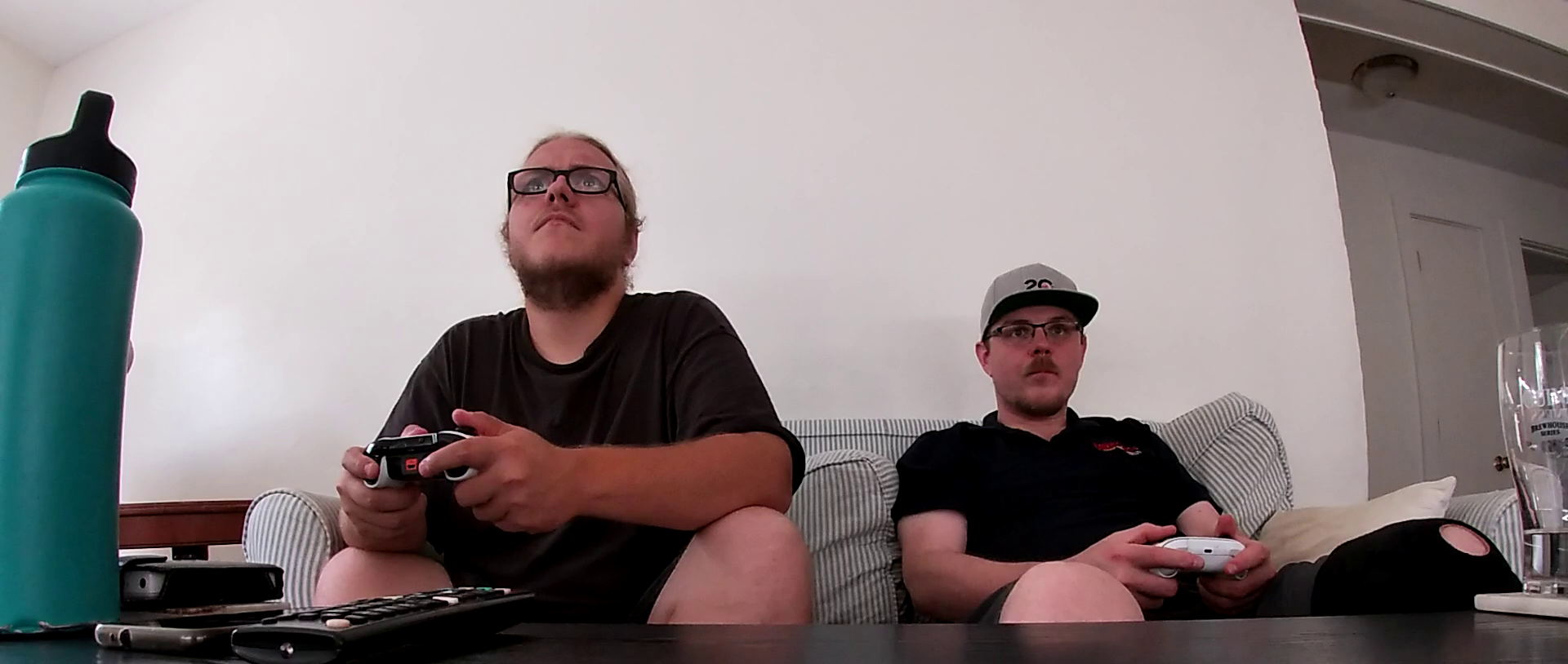 Gardiner Bryant and Jared playing Perfect Dark on the Xbox One X