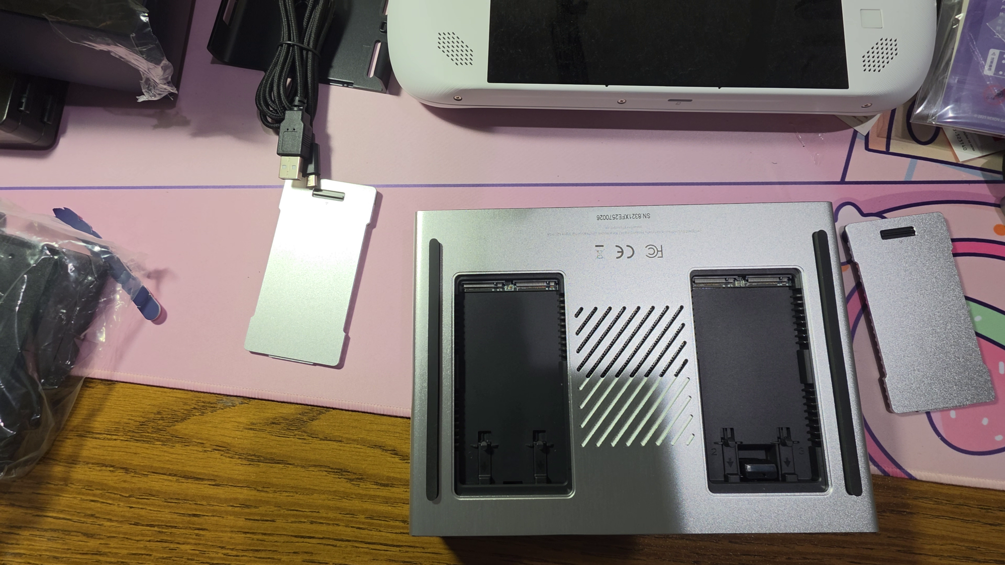 Before the M.2 drives are installed in the LincStation N2