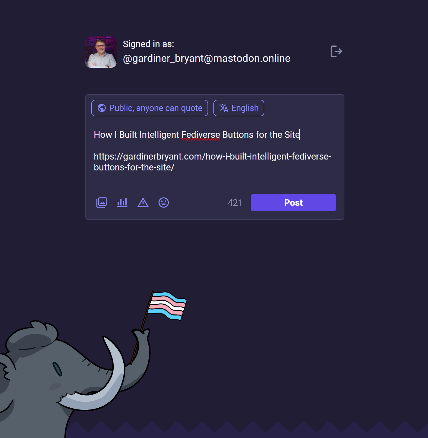 How I Built Intelligent Fediverse Buttons for The Review