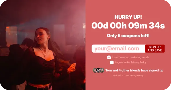 An example of multiple kinds of dark patterns