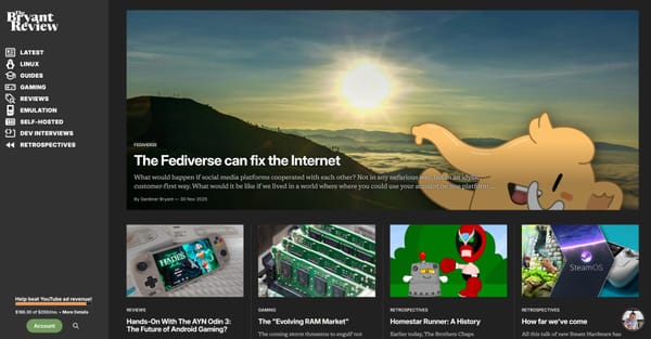 The Bryant Review's new look